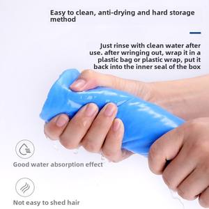 Serviette absorbante en peau de daim pour séchage rapide des cheveux à la maison et nettoyage des animaux de compagnie Grand baril pour les fournitures d'entretien de <span class=keywords><strong>lavage</strong></span> de voiture - Product Image 3