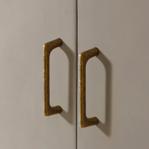 Tiradores de <span class=keywords><strong>Muebles</strong></span> <span class=keywords><strong>Retro</strong></span> de Bronce Antiguo, Tiradores de Cajones de Aleación de Zinc Vintage, Tiradores Sólidos para Puertas de Armario - Product Image 3