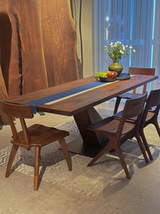 Table <span class=keywords><strong>à</strong></span> manger carrée en chêne massif de style moderne avec un design élégant, écologique, pour <span class=keywords><strong>la</strong></span> maison, l'appartement, l'<span class=keywords><strong>hôtel</strong></span> et <span class=keywords><strong>la</strong></span> restauration - Product Image 3