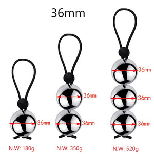 Dispositivo di castità con allungamento del pene per Extender della barella per il peso pesante della sfera di metallo di Amazon 170g/5.99oz - Product Image 3