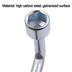 1pc Hexagonal L-shaped Screw Nut Wrench Sleeve Maintenance Tool 7mm 8mm 10mm 12mm <strong>13mm</strong> 14mm <strong>Spanner</strong> - Product Image 4