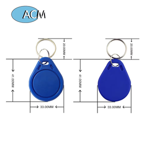 13.56mhz 可重写防水 ABS <span class=keywords><strong>RFID</strong></span> 迷你标签钥匙扣，带 NFC 钥匙链访问控制功能 - Product Image 6