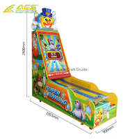Simulateur de jeu de bowling ACS Playground pour 2 joueurs, machine de jeu d'arcade en métal à monnayeur, interface en anglais pour centre commercial