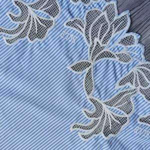 नई आगमन लक्जरी बुने हुए लुभावनी ब्रोकेड कपड़े लिनन/कपास डबल पक्षीय कढ़ाई फीता वीट महिलाओं के कपड़े पर्दे - Product Image 2