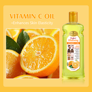 Huile corporelle à la vitamine C 600ml Marque privée Éclaircissante 7 jours Éclaircissante Huile de massage corporel multi-usages <span class=keywords><strong>Parfum</strong></span> Vente en gros - Product Image 5