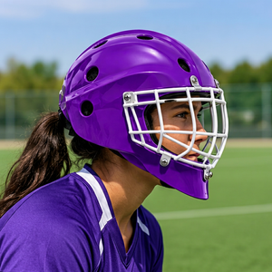 Casque de hockey sur gazon avec grille métallique, protection de tête pour gardiens de but des clubs et des équipes - Product Image 1