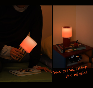 Lampada da Comodino LED a Batteria Eco-Friendly con Interruttore Singolo, Luminosità Regolabile, Doppio Tono Caldo, Paralume Opaco e Base in Metallo - Product Image 4