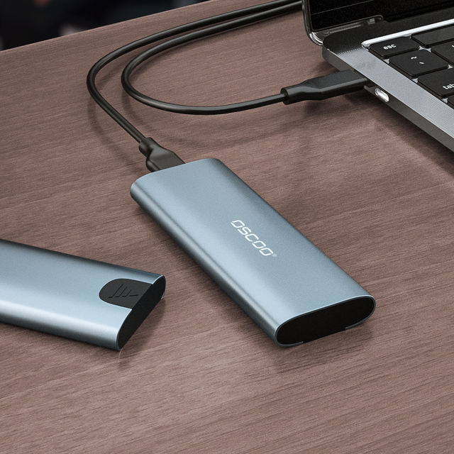 External 2TB SSD USB3.0 Portable Aluminium Alloy Enclosure for Desktop Laptop New