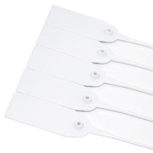 مورد ختم ختم البلاستيك بسحاب وربطة عنق من البلاستيك مع شعار مخصص - Product Image 5