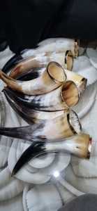 Naturel Élégant Durable Buffle Boire Corne En Métal Verres Tasses Style Design Moderne pour La Maison Jardin Boissons Accessoires - Product Image 3