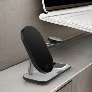 Estación de Carga Inalámbrica Rápida de Escritorio 3 en 1, Base de Carga Magnética Inalámbrica de 15w para Teléfono <span class=keywords><strong>Celular</strong></span>, Reloj y Auriculares - Product Image 6