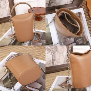 Bolsos de Hombro para Mujer 2026, Bolsos de Cuero Retro Maillard, Bolso Bandolera Tipo Cubo - Product Image 5