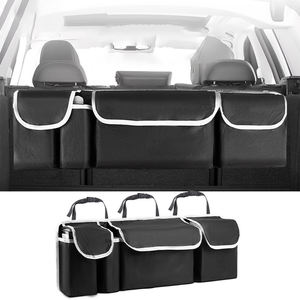 Sac de rangement multifonctionnel portable pour coffre de voiture, en polyester isolant, avec fonction de suspension pour siège arrière – Vente chaude - Product Image 2