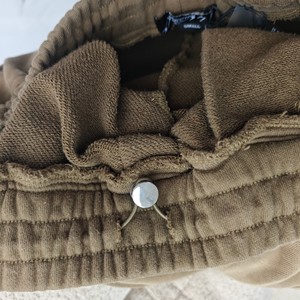 <span class=keywords><strong>Pantaloni</strong></span> Jogger Larghi Vintage Lavati <span class=keywords><strong>Marroni</strong></span> di Alta Qualità, Personalizzabili, in Cotone Pesante, Stile Streetwear, con Elastico in Vita, Casual - Product Image 6