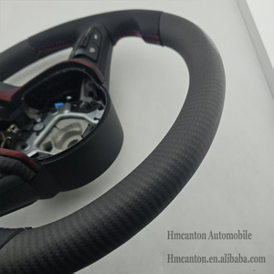 พวงมาลัยหุ้มหนังคาร์บอนไฟเบอร์แบบด้าน สำหรับรถยนต์ BMW ซีรีส์ 3 ซีรีส์ 5 รุ่น F10 F20 F30 F90 F01 F02 ลดราคาพิเศษ - Product Image 3