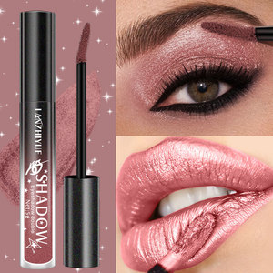 도매 로고 개인 라벨 액체 아이 섀도우 비건 쉬머 골드 핑크 블루 높은 색소 방수 액체 아이섀도우 - Product Image 6