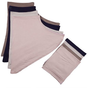 ชุดเด็กสองชิ้น หมวกทรงหลอด ฮิญาบสำเร็จรูป และฮิญาบยาวผ้าฝ้ายผสมโมดอล พร้อมหมวกซับใน - Product Image 6