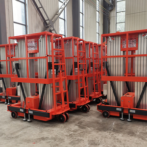 Çift Mastlı Havadan Çalışma Platformu Adam Asansörü 6m-16m Dikey Mastlı Asansör Alüminyum Alaşımlı Kaldırma Platformu - Product Image 6