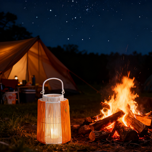 Duurzame PE Rattan Geweven Chinese Festival Lantaarn Wilg Geweven Buitenlamp voor Decoratie - Product Image 4