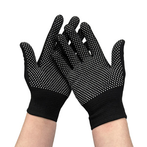 Nylon Work Gloves Solid Color Non Slip Wear Resistant For <b>Warehousing</b> Logistics Men's Use 20cm Length - Product Image 5