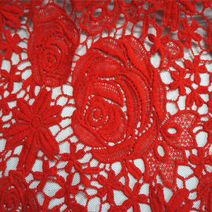 Haute Qualité En Gros Broderie Soluble Dans L'eau Délicat Coton Fleur Dentelle Garniture - Product Image 5