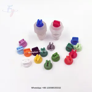 Tahun 1/4 "Plastik TPU Datar Kipas Angin, Hollow Kerucut Rilis Cepat Nozzle, full Cone Kimia Penyemprotan Nozzle