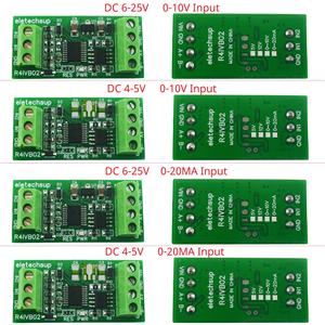 Eletechsup R4IVB02 2CH Altamente Integrado (ADC de 12 Bits/AMPLIFICADOR OPERACIONAL/REFERENCIA DE VOLTAJE) 4-20MA 0-5V 10V RS485 MODBUS F784 - Product Image 4