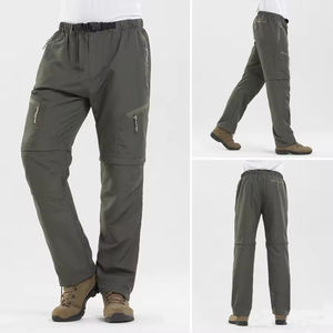 <span class=keywords><strong>Pantaloni</strong></span> Casual da Uomo con Parte Anteriore Piatta, Asciugatura Rapida, Impermeabili, Traspiranti, per Attività all'Aperto, Tattici, Escursionismo, Sport, Campeggio, <span class=keywords><strong>Trekking</strong></span>, con Pantaloncini Rimovibili - Product Image 2