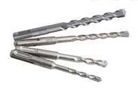 Forets à maçonnerie SDS PLUS en gros d'usine, pointe YG8C, dureté HRC65-66, acier 40Cr, finition sablée pour perçage de murs en ciment