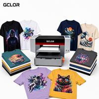 Impresora DTG GCLOR A3 XP600 I1600A, Máquina de Impresión de Camisetas y Prendas, Plotter para Ropa, Impresora Directa a Prenda