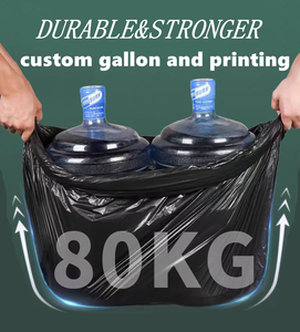 Compostable Drawstring Trash Rubbish <strong>Bag</strong> Custom Large Gallon Flat Mouth <strong>Garbage</strong> <strong>Bags</strong> Poly Mylar Plastic Packaging Grocery Tote - Product Image 4