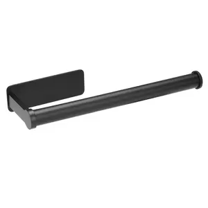 Semplice cromo nero argento finitura spazzolata cucina rotolo di carta igienica portarotolo lungo da cucina - Product Image 1