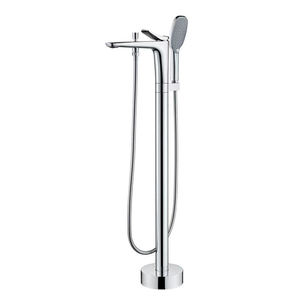 Luxury Modern A-level Brass Floor Standing Bathtub Faucet Hotel Chrome Black Gold Gun Gray Bathtub Shower Set - Product Image 5