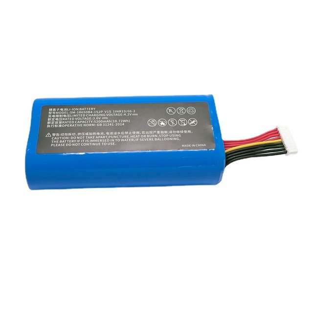 Brand New Xl 18650 5200mah 6000mAh LiCoO2 Battery for SUNMI Shomi V1s Cash Register with 7 and 9 Wires