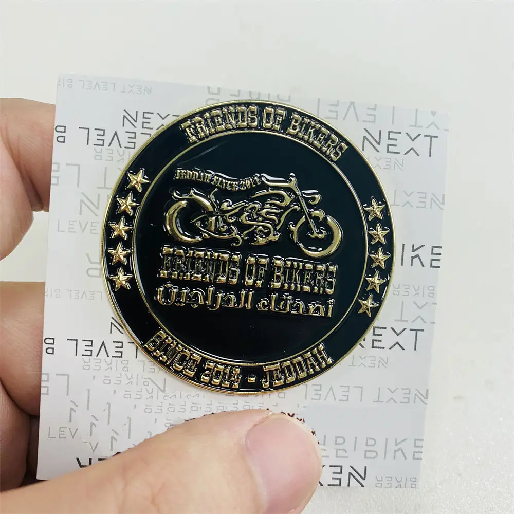 Hot Sale Soft Enamel Pin China Custom Souvenir 3d Zinc Alloy Gold Plated Challenge Coins Metal Enamel Collection Custom Coin