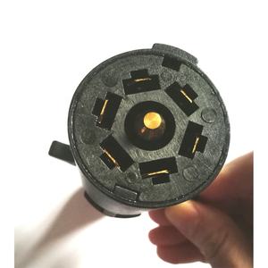 12V <span class=keywords><strong>7</strong></span> <span class=keywords><strong>Way</strong></span> Flat Pin Towing Fiação Conector <span class=keywords><strong>Plug</strong></span> Soquete <span class=keywords><strong>Trailer</strong></span> Light <span class=keywords><strong>Tester</strong></span> 7pin lâmina <span class=keywords><strong>tester</strong></span> caminhão <span class=keywords><strong>plug</strong></span> fornecedor - Product Image 3