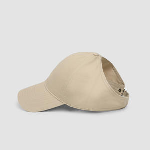 Custom Design Backless Sports Caps Cotton <b>Ponytail</b> Hats for Girl - Product Image 3