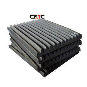 Placa de Mandíbula de Acero Fundido de Alta Calidad 400x600 para Trituradora de Mandíbulas Fijas, Repuestos para Máquinas de Minería, Suministrada Directamente por Fabricantes - Product Image 1