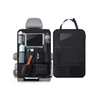 Organisateur de siège arrière de voiture Oxford, sac de rangement suspendu, multifonctionnel, pliable, organisateur derrière le siège pour les voyages
