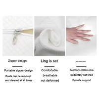 Oreiller de coussin de jambe de cale ergonomique d'éponge à haute densité de style moderne rebond lent pour des étudiants