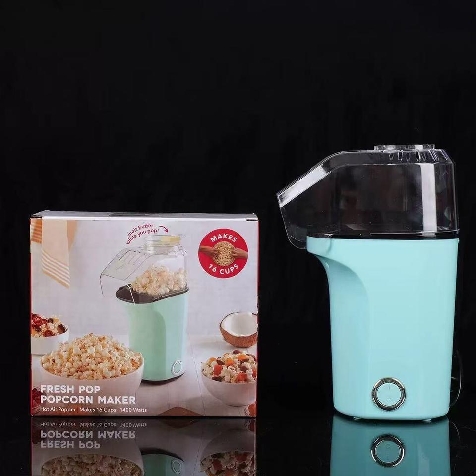 Portable 1200W Mini Popcorn Maker Automatic Hot Air Popcorn Machine for ...