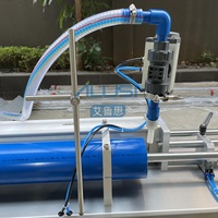 ALUSI 1 Buses Horizontal Anti Corrosif Remplisseur Pesticide Eau de Javel Engrais Liquide Acide Liquide Alcalin Machine de Remplissage