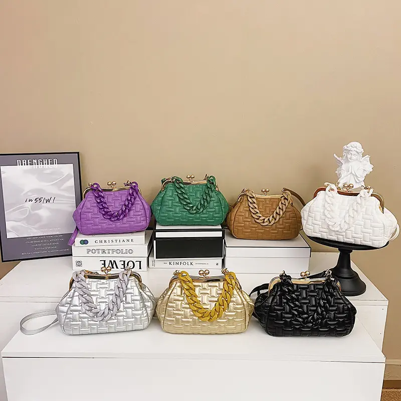 Belle conception chaîne concepteur sacs à bandoulière grande capacité boucle femmes mode sacs à main marques célèbres sacs de créateur de luxe dames