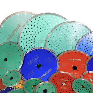 Disque de coupe professionnel diamanté turbo OEM de qualité industrielle pour <span class=keywords><strong>scie</strong></span> à table, coupe rapide sans éclats pour carreaux de porcelaine, 1 pouce 110 mm - Product Image 1
