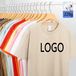 High Quality 100% Cotton Custom T Shirt For Men Blank Heavy Weight Oversized Tshirt Printing Men's T-shirts plus size