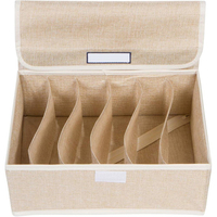 Rangement placard tiroirs diviseur organisateur ensemble avec couvercles placard organisateurs sous-vêtements boîte de rangement