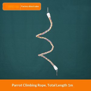 Fournitures pour oiseaux Outils pour perroquets Jouets pour oiseaux Balançoire pour perroquets Pont suspendu Anneau de suspension Échelle nuage Puzzle pour perroquets - Product Image 5