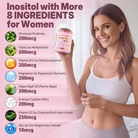 Gommes d'inositol de qualité alimentaire pour la santé et la fertilité des ovaires des femmes Suppléments vitaminiques Myo-Inositol D-Chiro Inositol pour adultes