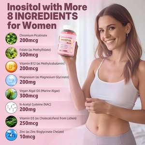 Gummies <span class=keywords><strong>Inositol</strong></span> เกรดอาหารสำหรับผู้หญิงสุขภาพรังไข่และความอุดมสมบูรณ์ของวิตามินเสริม Myo-<span class=keywords><strong>Inositol</strong></span> D-chinositol สำหรับผู้ใหญ่ - Product Image 3