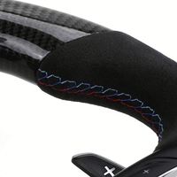 Volant de voiture OEM M Sport en fibre de carbone semi-complète pour BMW F10 F20 F30 F32 X5 F15 X6 F16 M3 F80 M4 F82 M2 F87 F01 M6 F06
